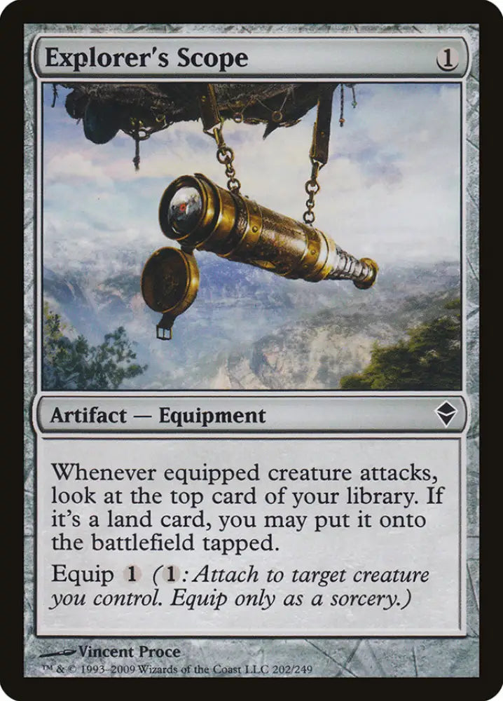 Explorer’s Scope [Zendikar] - MTG Single