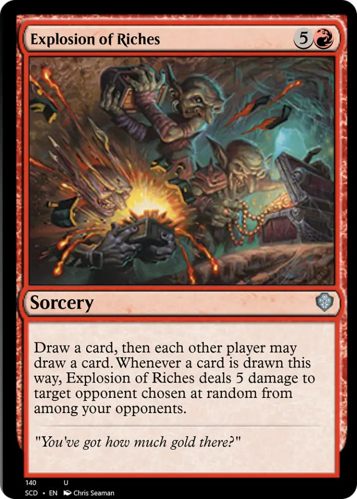 Explosion of Riches [Starter Commander Decks] - MTG Single