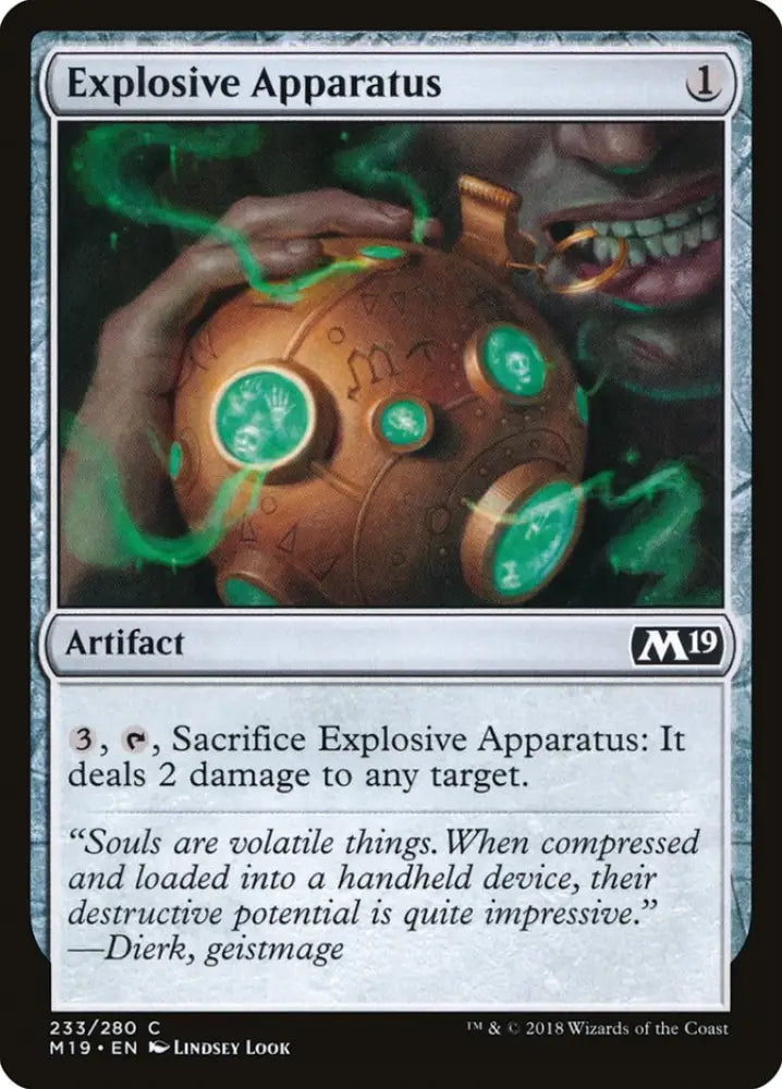 Explosive Apparatus [Core Set 2019] - MTG Single
