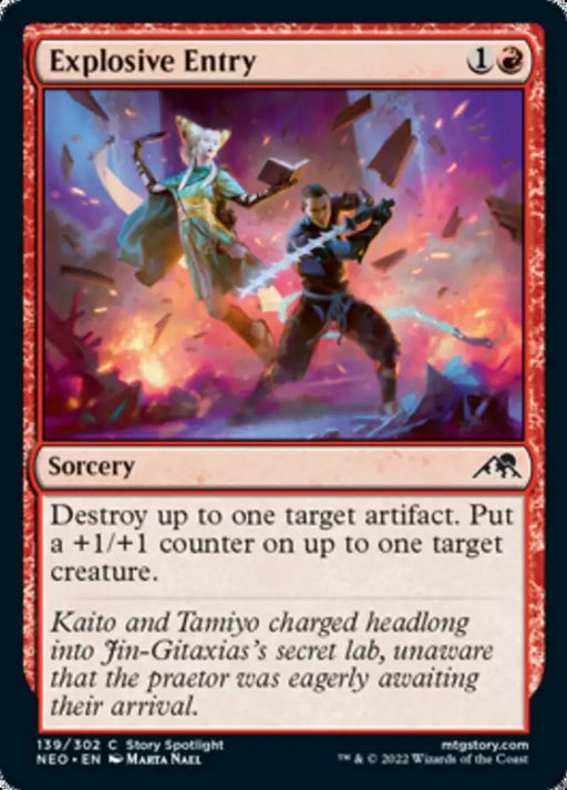 Explosive Entry [Kamigawa: Neon Dynasty] - MTG Single
