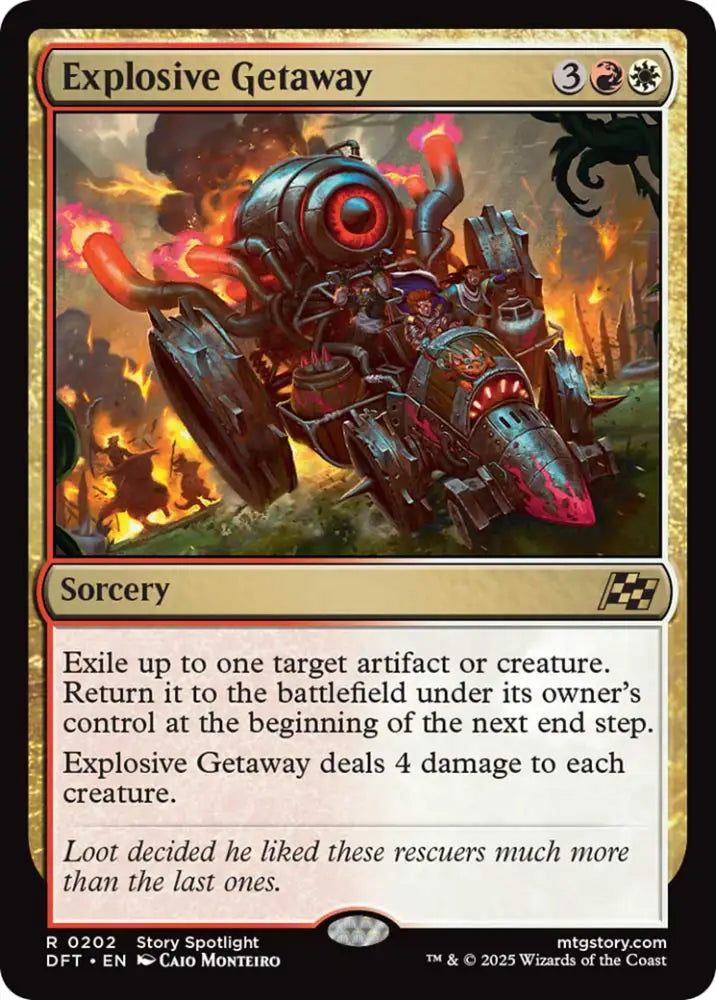 Explosive Getaway [Aetherdrift] - MTG Single