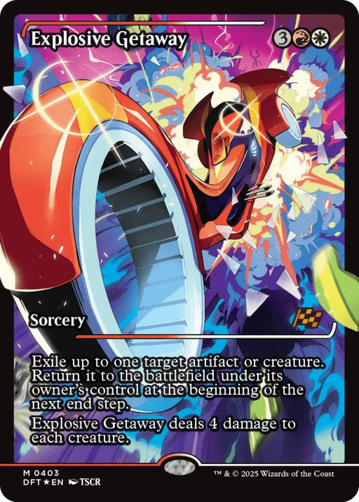 Explosive Getaway (Showcase) (Japanese) [Aetherdrift] - MTG Single