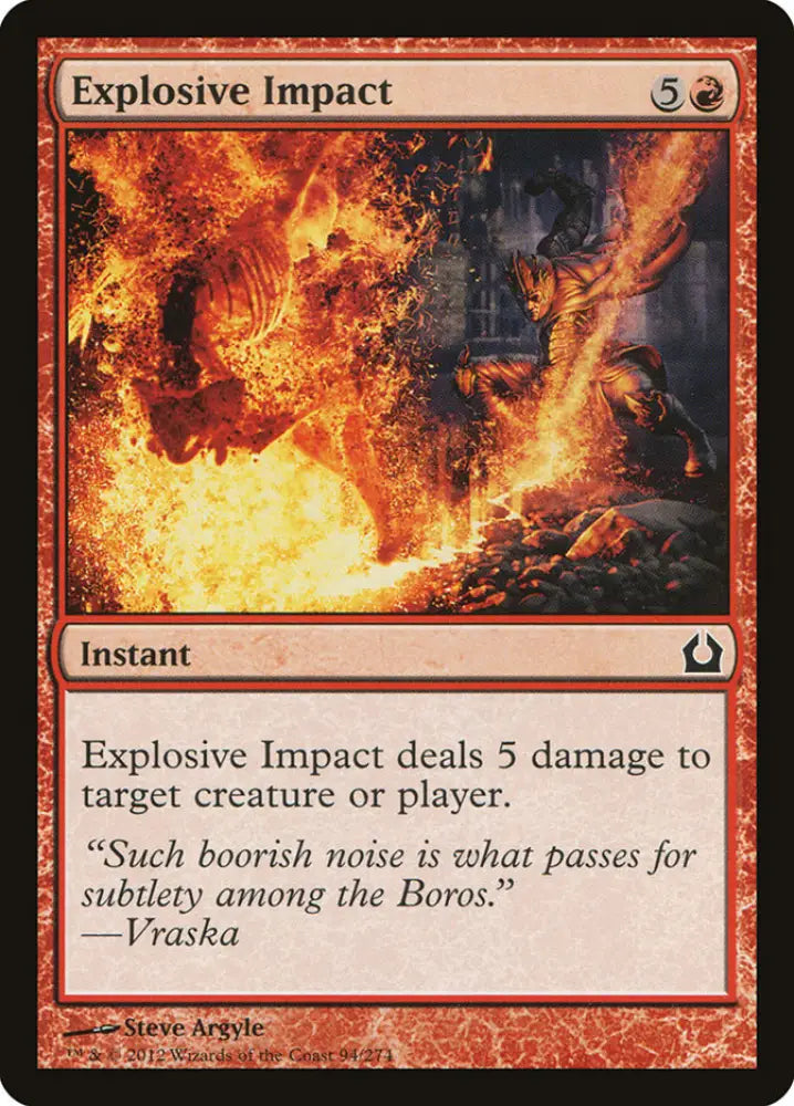 Explosive Impact [Return to Ravnica] - MTG Single