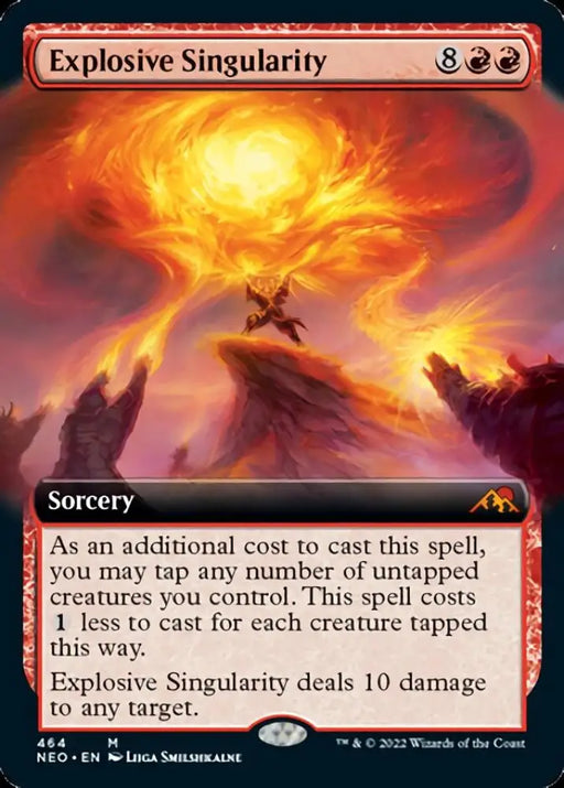 Explosive Singularity (Extended Art) [Kamigawa: Neon Dynasty] - MTG Single