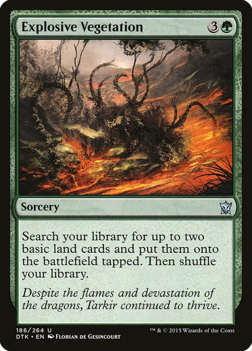 Explosive Vegetation [Dragons of Tarkir] - MTG Single