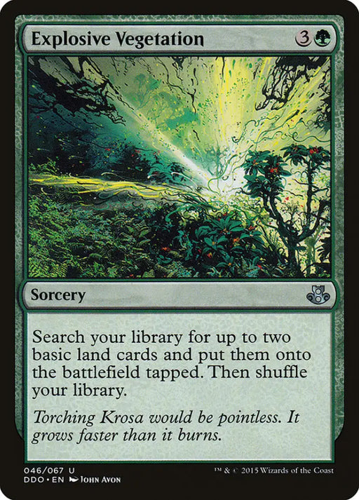 Explosive Vegetation [Duel Decks: Elspeth vs. Kiora] - MTG Single