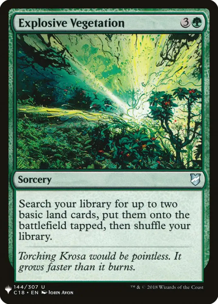 Explosive Vegetation [Mystery Booster] - MTG Single