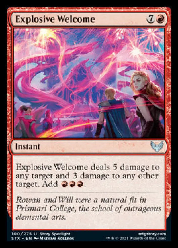 Explosive Welcome [Strixhaven: School of Mages] - MTG Single