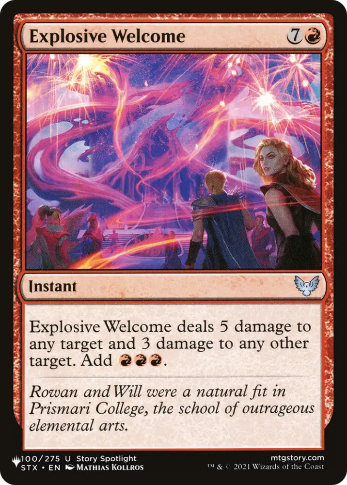 Explosive Welcome [The List] - MTG Single