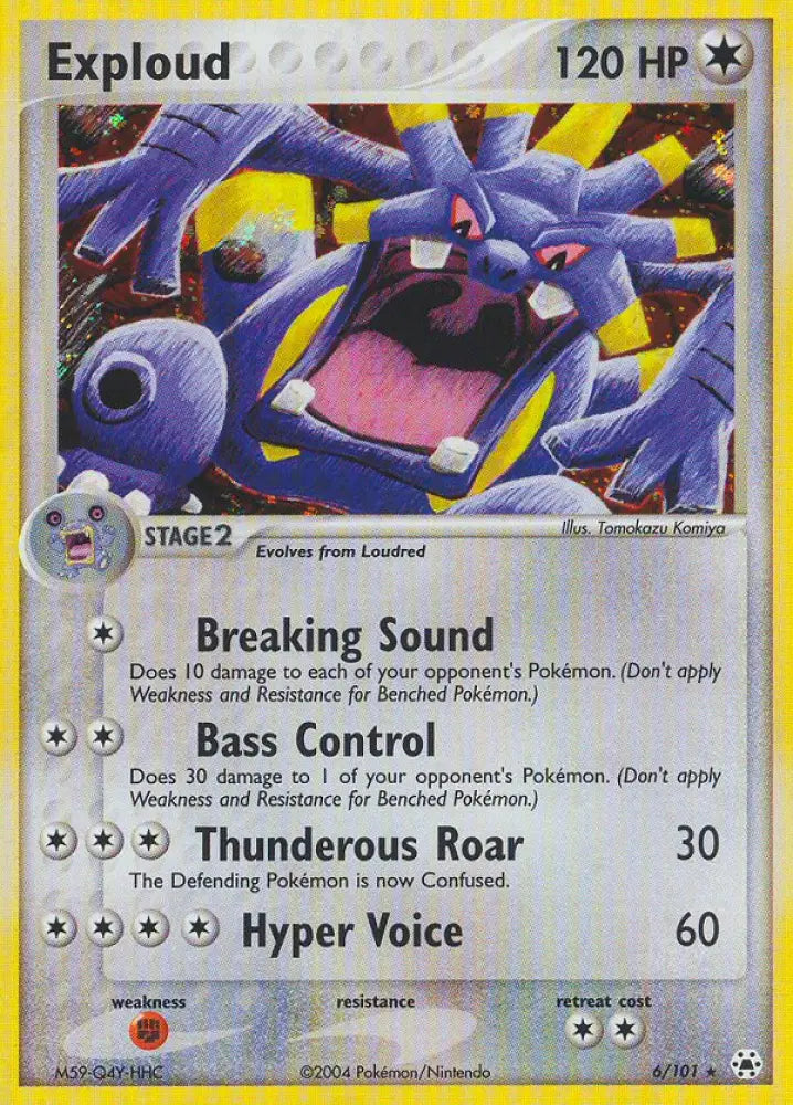 Exploud (6/101) [EX: Hidden Legends] - Pokemon Single