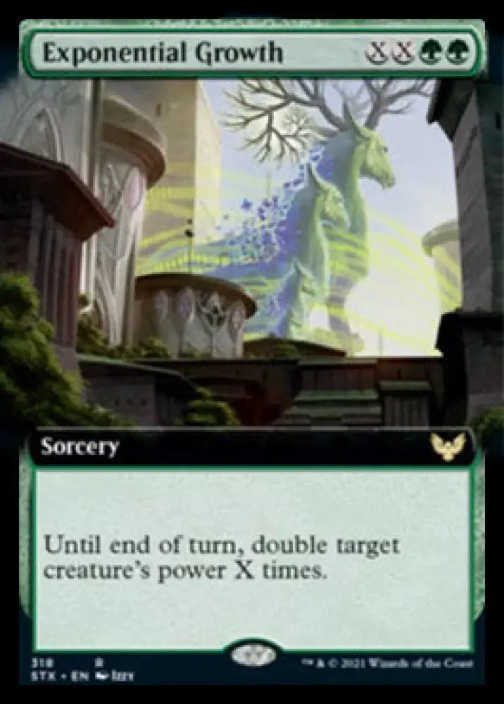 Exponential Growth (Extended Art) [Strixhaven: School of Mages] - MTG Single
