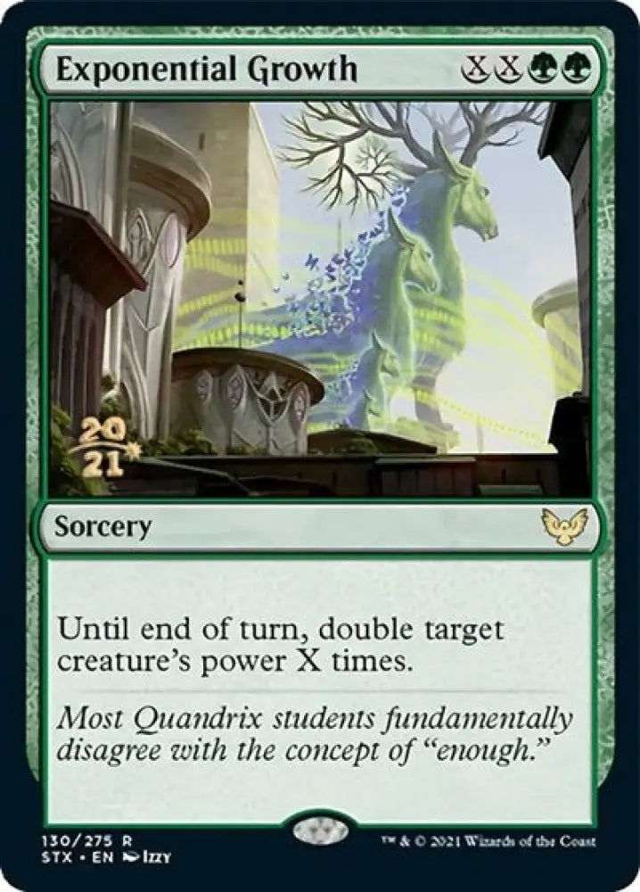 Exponential Growth [Strixhaven: School of Mages Prerelease Promos] - MTG Single