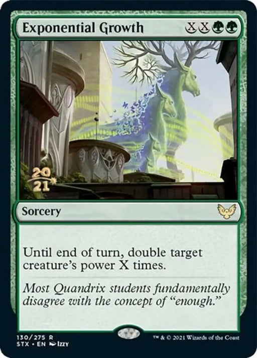 Exponential Growth [Strixhaven: School of Mages Prerelease Promos] - MTG Single