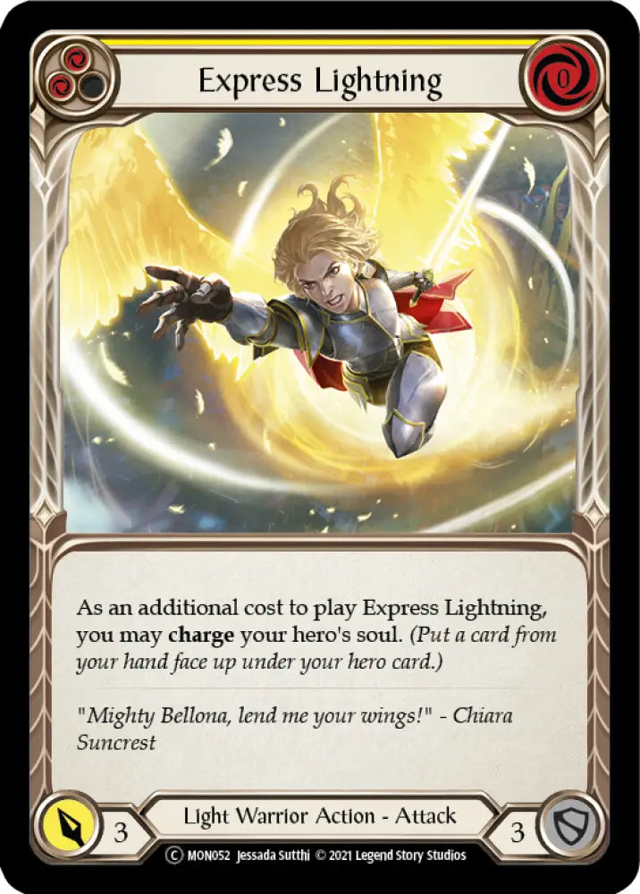 Express Lightning (Yellow) [Monarch Unlimited] Unlimited Normal - Flesh And Blood Single