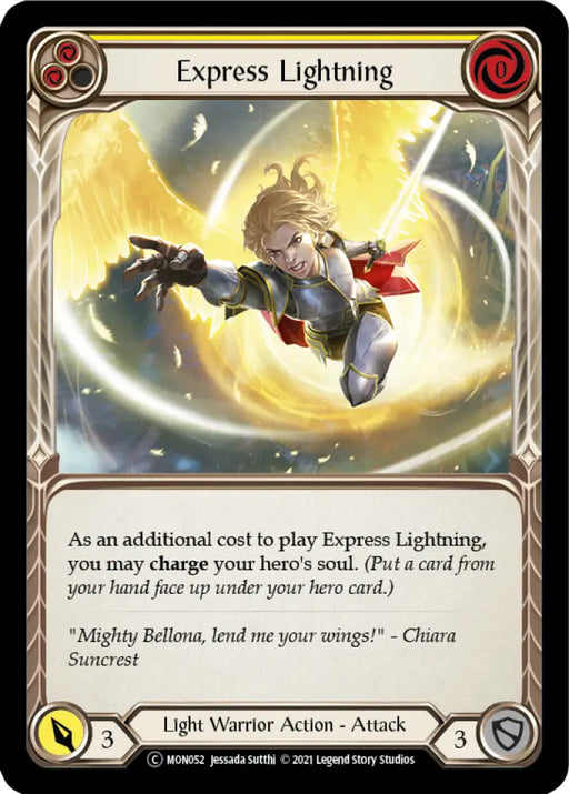 Express Lightning (Yellow) [Monarch Unlimited] Unlimited Normal - Flesh And Blood Single