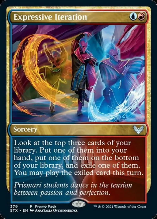 Expressive Iteration (Promo Pack) [Strixhaven: School of Mages Promos] - MTG Single