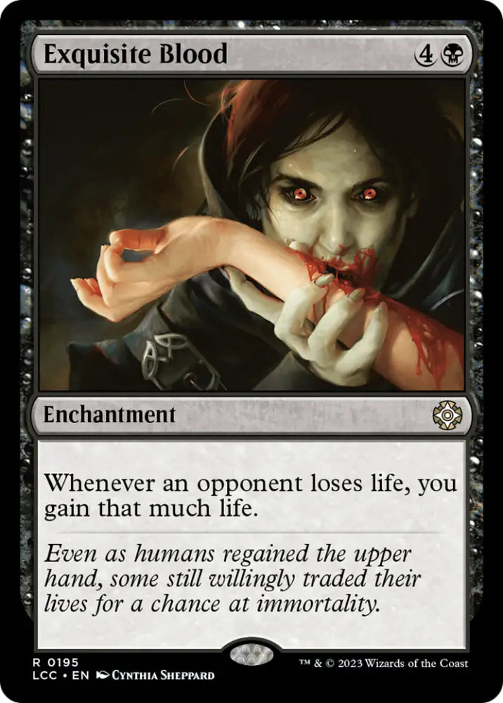 Exquisite Blood [The Lost Caverns of Ixalan Commander] - MTG Single