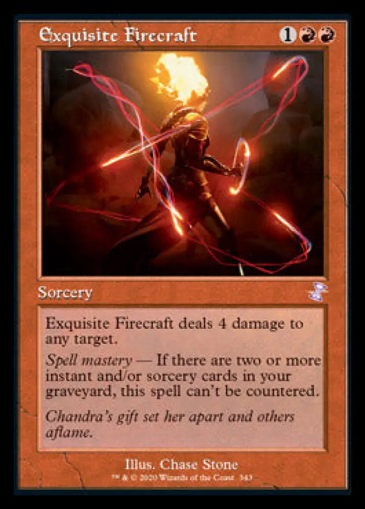 Exquisite Firecraft (Timeshifted) [Time Spiral Remastered] - MTG Single