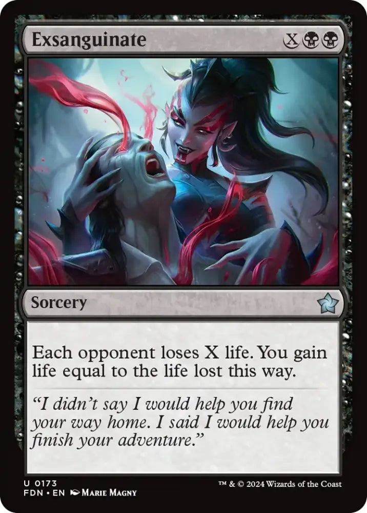 Exsanguinate [Foundations] - MTG Single