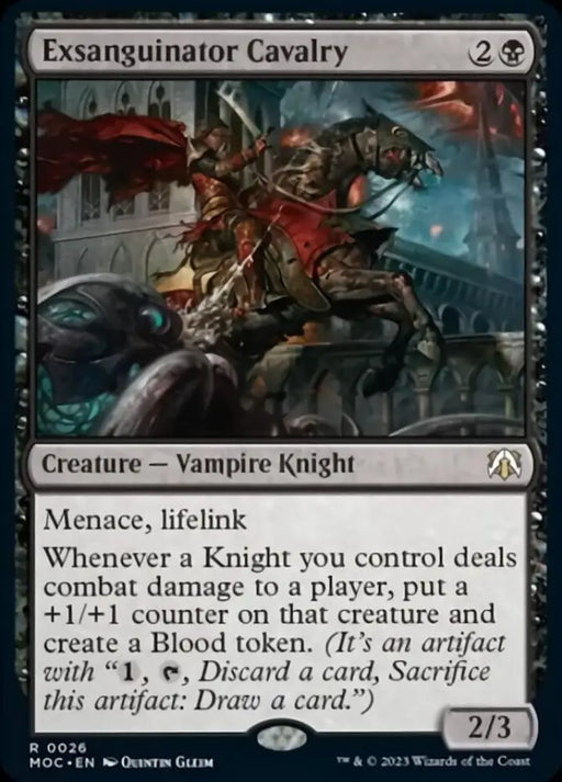 Exsanguinator Cavalry [March of the Machine Commander] - MTG Single