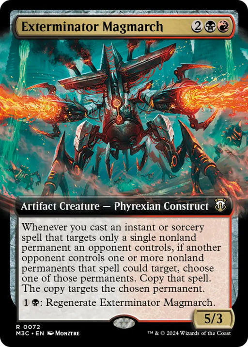 Exterminator Magmarch (Extended Art) [Modern Horizons 3 Commander] - MTG Single