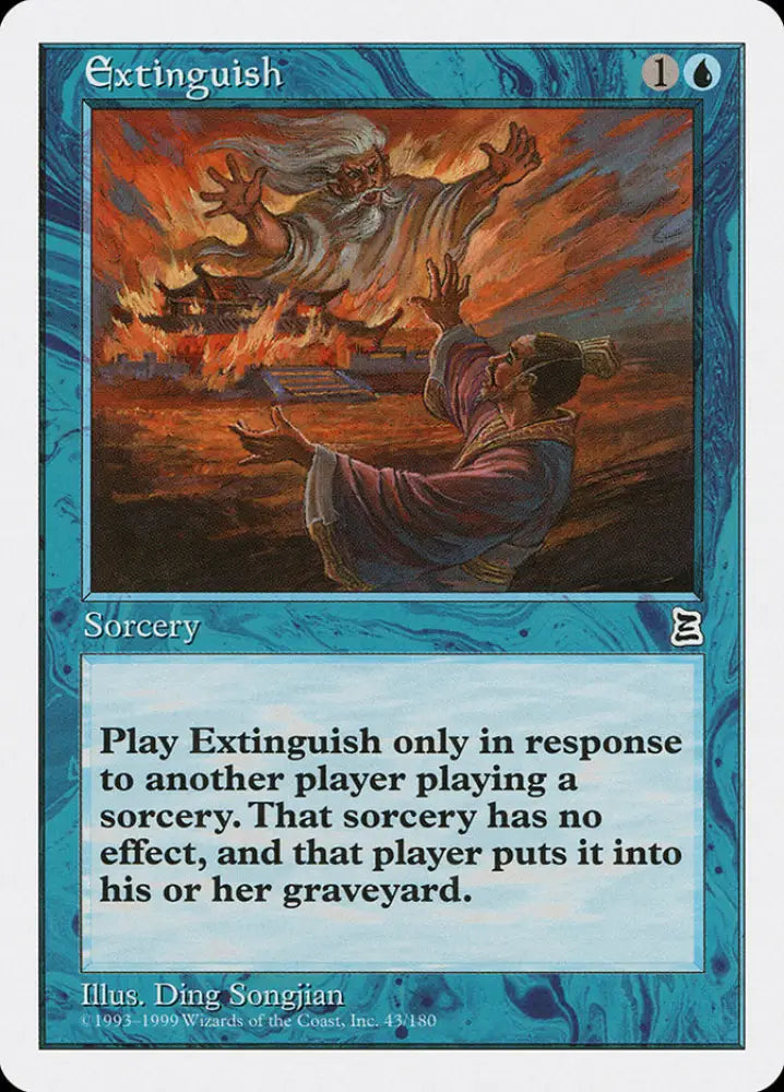 Extinguish [Portal Three Kingdoms] - MTG Single