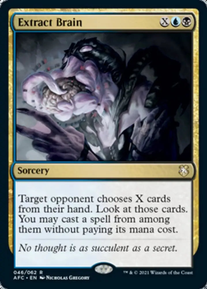 Extract Brain [Dungeons & Dragons: Adventures in the Forgotten Realms Commander] - MTG Single