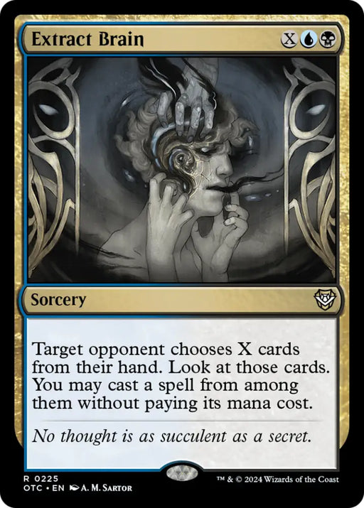 Extract Brain [Outlaws of Thunder Junction Commander] - MTG Single