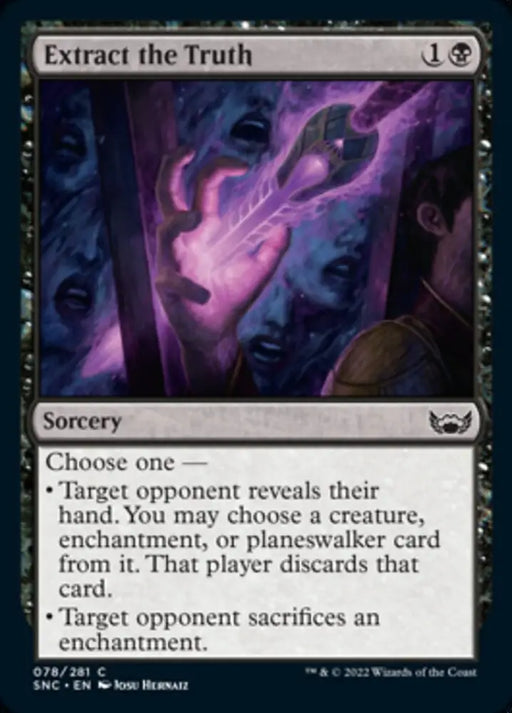 Extract the Truth [Streets of New Capenna] - MTG Single
