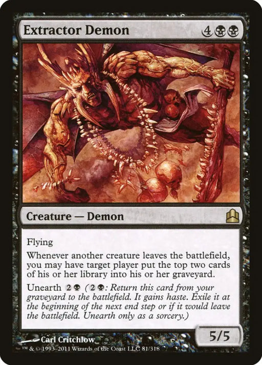 Extractor Demon [Commander 2011] - MTG Single