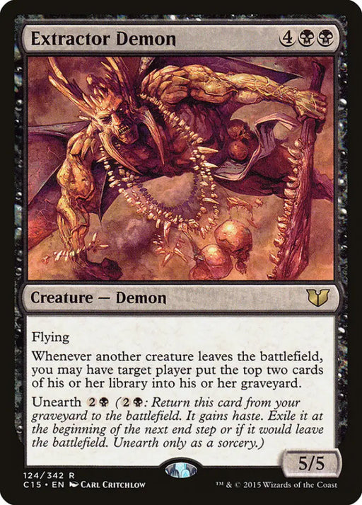 Extractor Demon [Commander 2015] - MTG Single