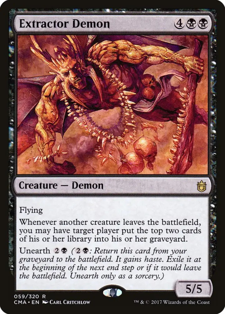 Extractor Demon [Commander Anthology] - MTG Single
