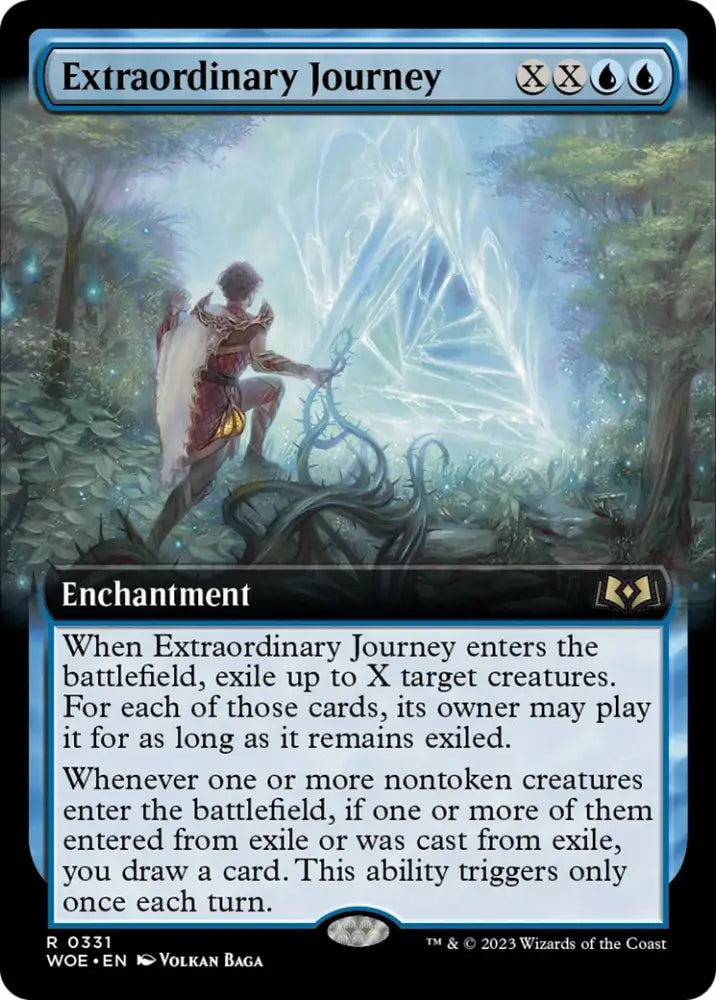 Extraordinary Journey (Extended Art) [Wilds of Eldraine] - MTG Single