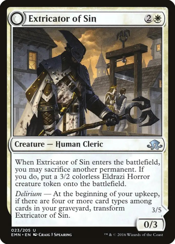 Extricator of Sin // Extricator of Flesh [Eldritch Moon] - MTG Single