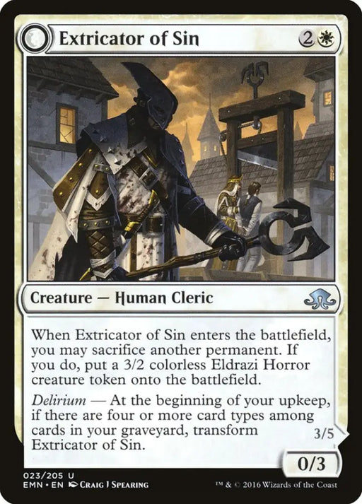 Extricator of Sin // Extricator of Flesh [Eldritch Moon] - MTG Single