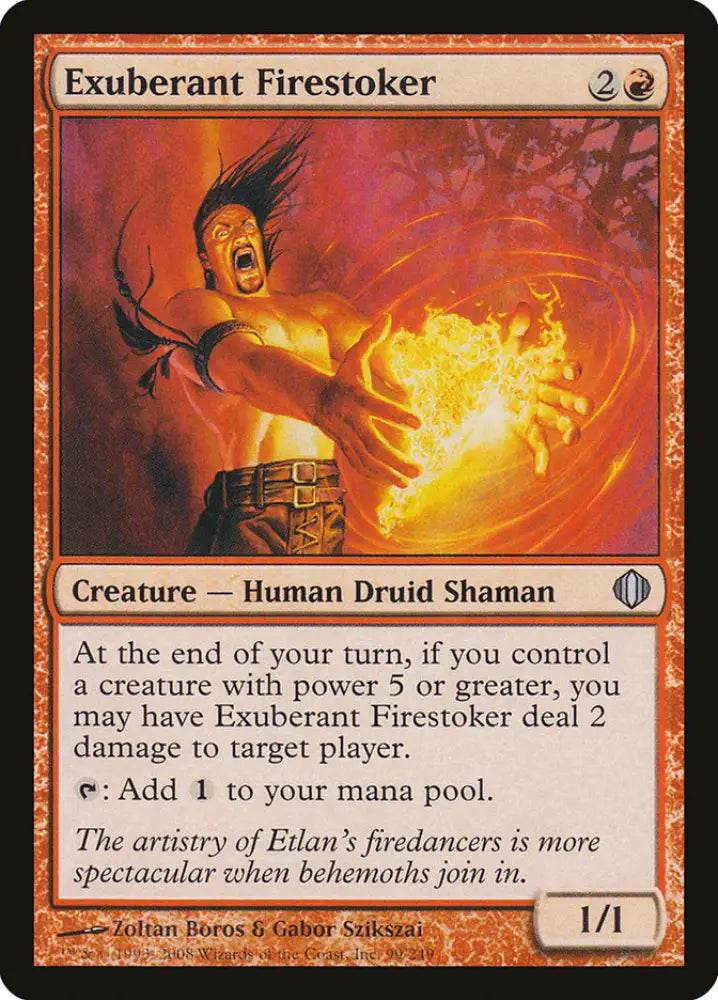 Exuberant Firestoker [Shards of Alara] - MTG Single
