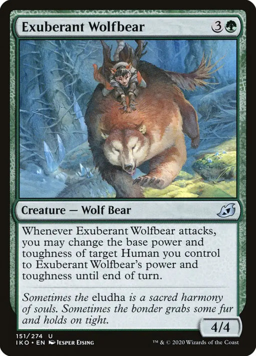 Exuberant Wolfbear [Ikoria: Lair of Behemoths] - MTG Single