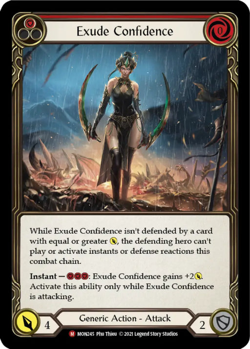 Exude Confidence [Monarch 1st Edition] 1st Edition Normal - Flesh And Blood Single
