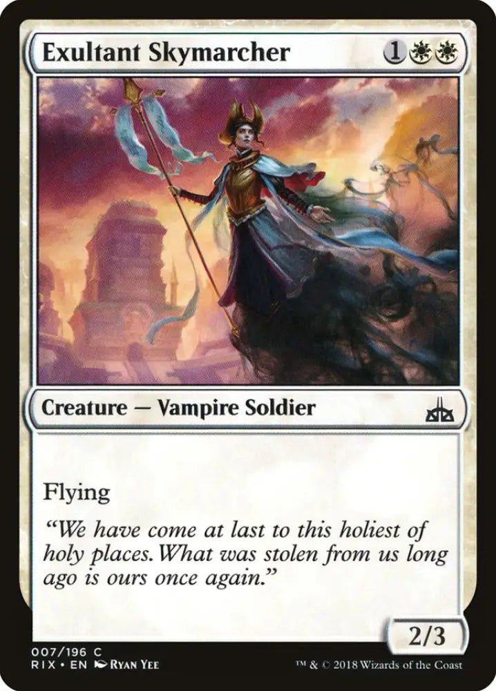 Exultant Skymarcher [Rivals of Ixalan] - MTG Single