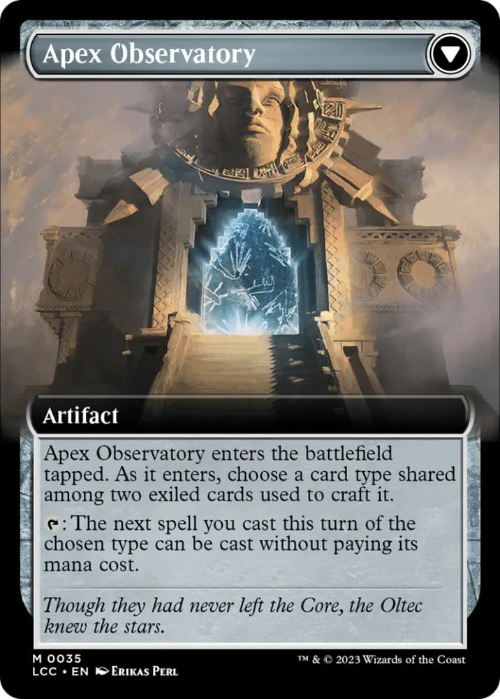 Eye of Ojer Taq // Apex Observatory (Extended Art) [The Lost Caverns of Ixalan Commander] - MTG Single