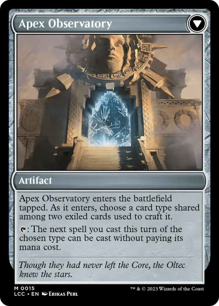 Eye of Ojer Taq // Apex Observatory [The Lost Caverns of Ixalan Commander] - MTG Single