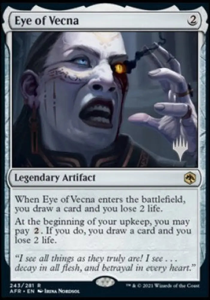 Eye of Vecna (Promo Pack) [Dungeons & Dragons: Adventures in the Forgotten Realms Promos] - MTG Single