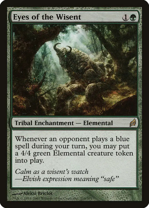 Eyes of the Wisent [Lorwyn] - MTG Single