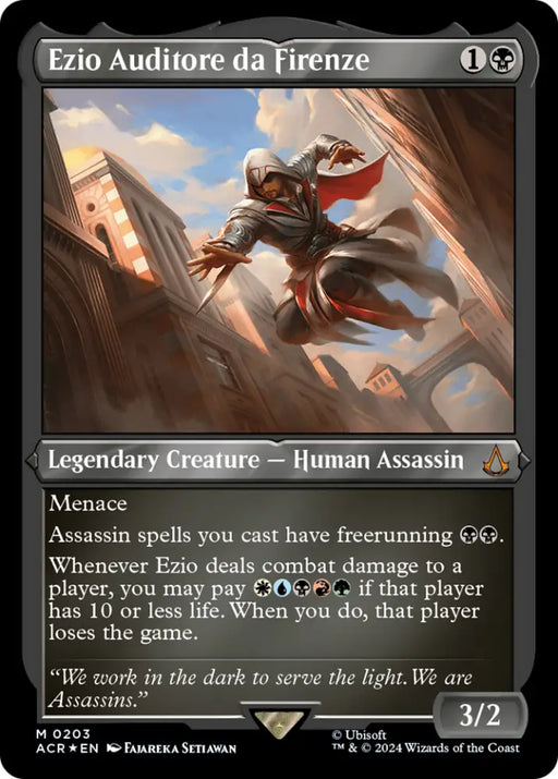 Ezio Auditore da Firenze (Foil Etched) [Assassin’s Creed] - MTG Single