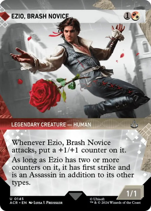 Ezio Brash Novice (Showcase) [Assassin’s Creed] - MTG Single