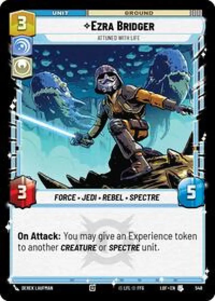 Ezra Bridger - Attuned With Life (Foil) (548) [Legends of the Force]
