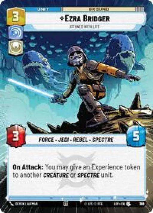Ezra Bridger - Attuned With Life (Hyperspace Foil) (786) [Legends of the Force]
