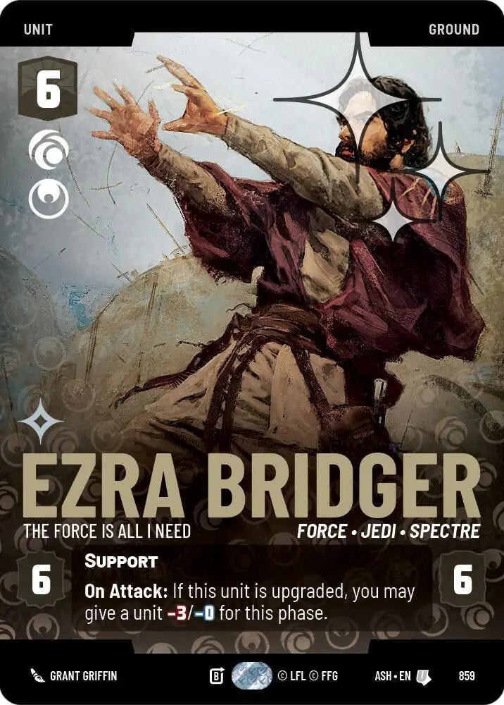 Ezra Bridger - The Force is All I Need (Prestige Foil) (859) [Ashes of the Empire]
