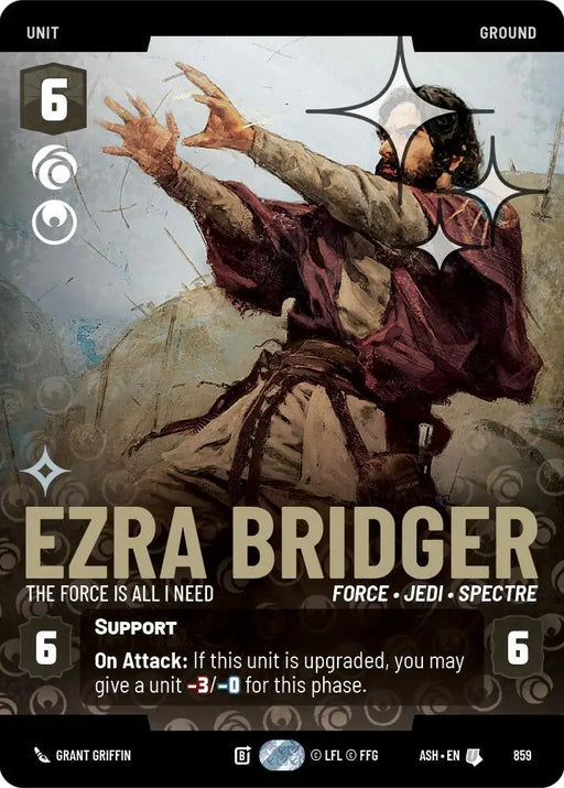 Ezra Bridger - The Force is All I Need (Prestige Foil) (859) [Ashes of the Empire]