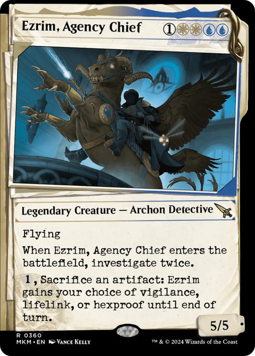 Ezrim Agency Chief (Showcase) [Murders at Karlov Manor] - MTG Single